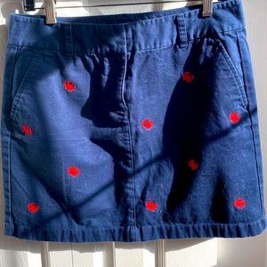 Vineyard vines crab mini skirt
